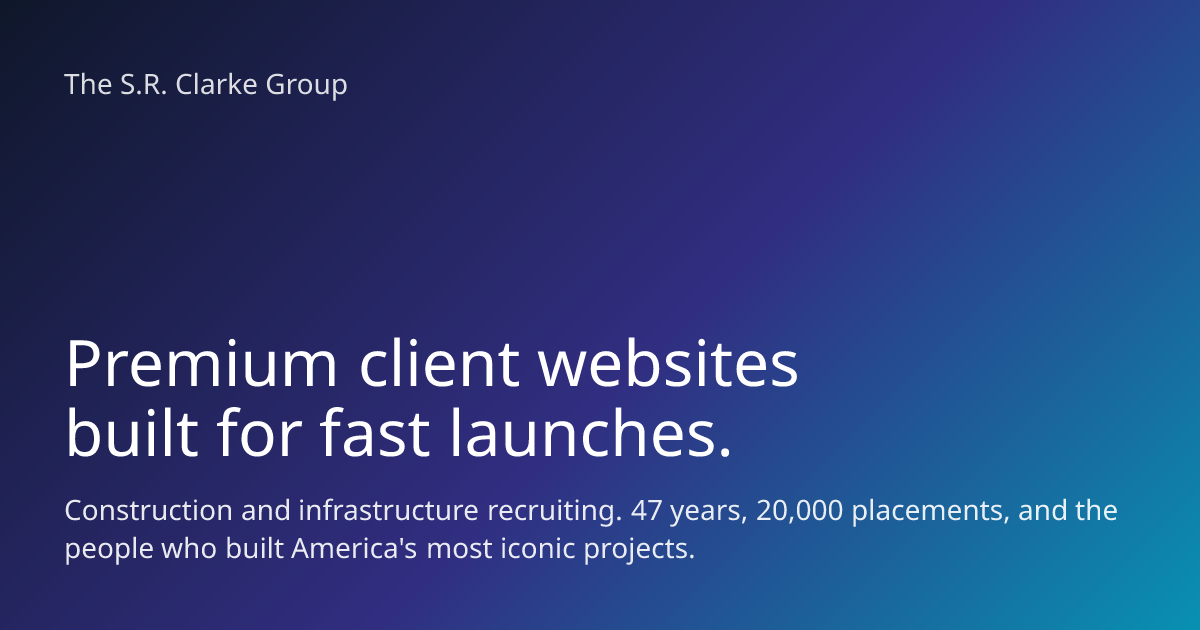 Contact | The S.R. Clarke Group